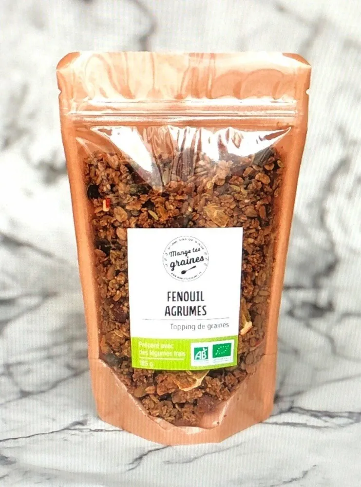 Topping de graines aux légumes - Fenouil Agrumes