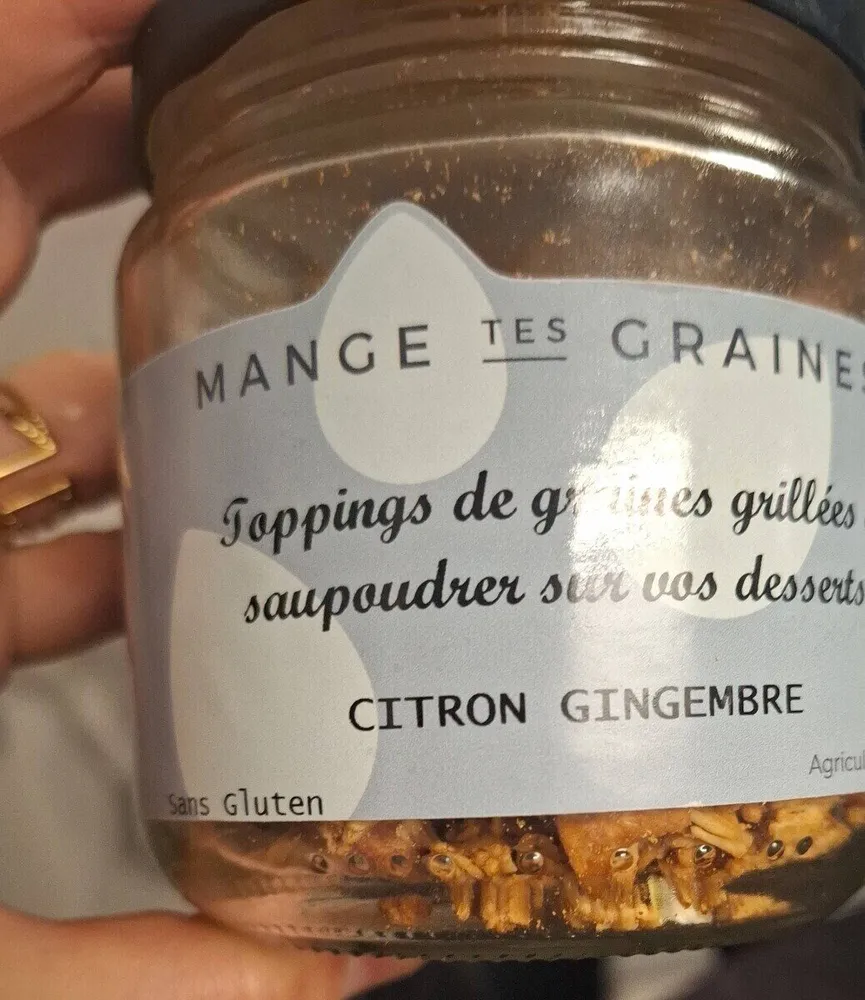 Toppings de graines grillées