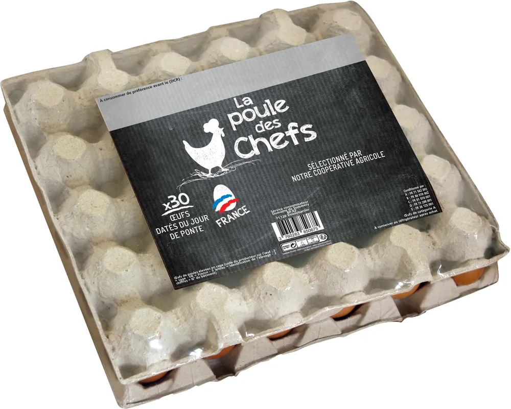 30 œufs La poule des chefs