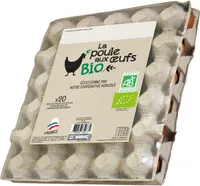20 œufs La poule aux œufs bio