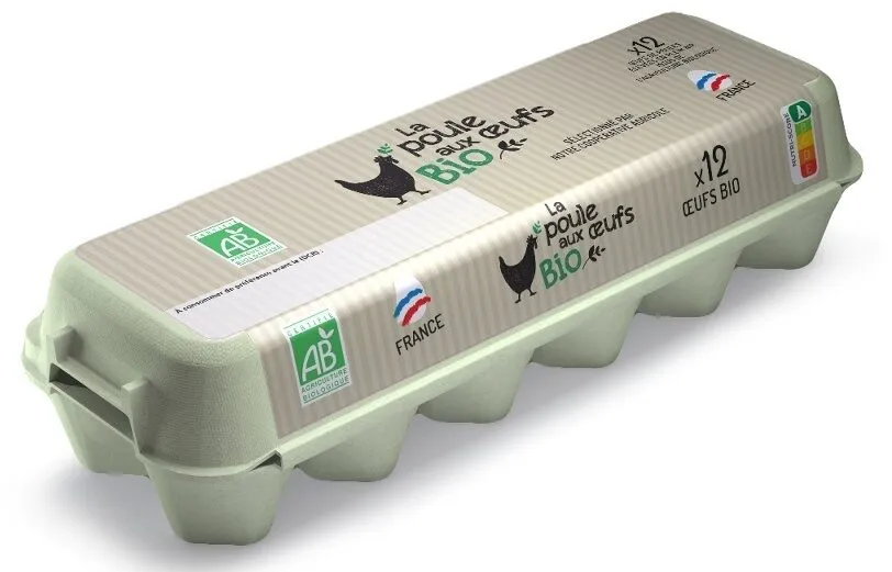 12 œufs La poule aux œufs bio