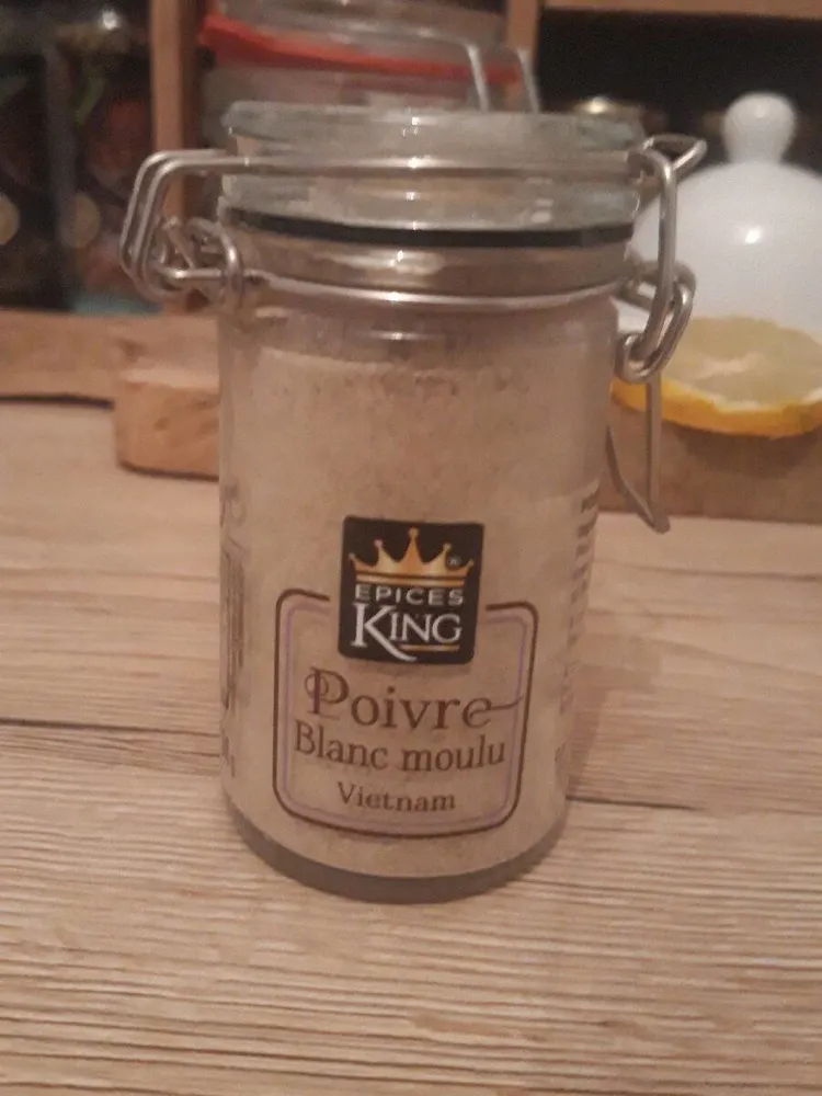 Poivre blanc moulu