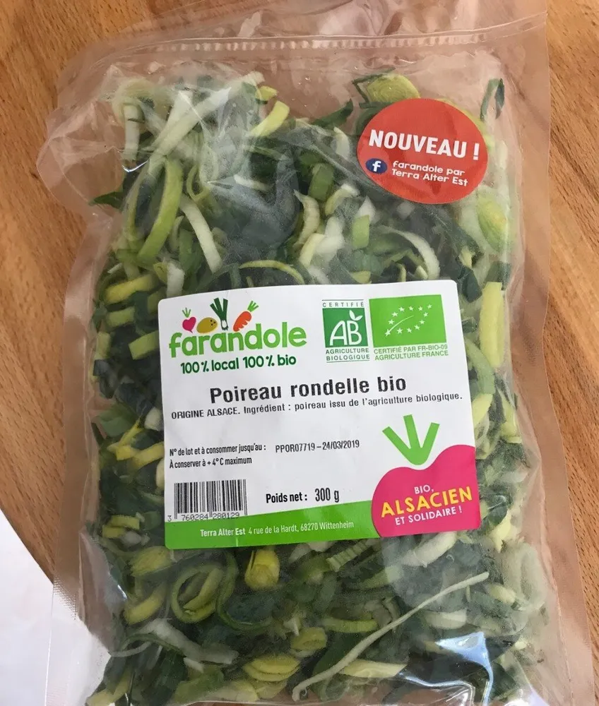 Poireau Rondelle Bio