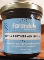 Pâte à tartiner aux lentilles bio