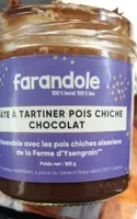 Pâte à tartiner pois chiche chocolat