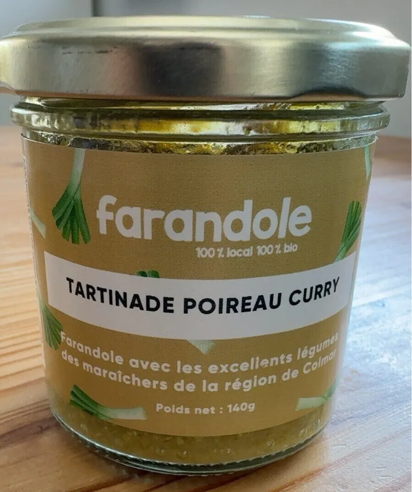 Tartinade Poireau Curry