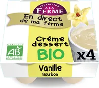 crème dessert vanille Bourbon