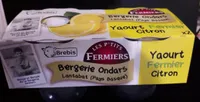 Yaourt fermier citron à la brebis