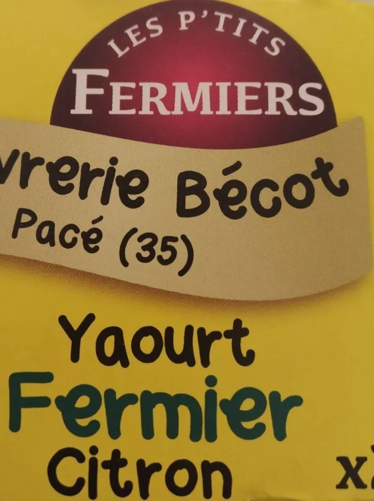 Yaourt chèvre citron