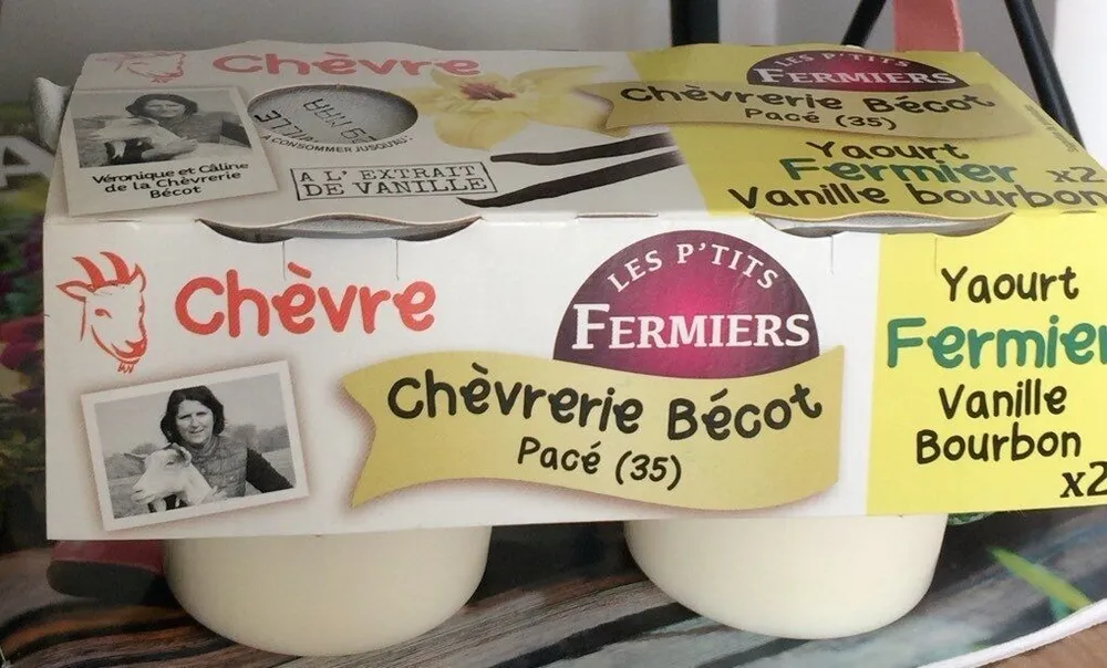 Yaourt chevre vanille