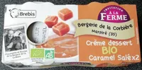 Crème dessert caramel salé