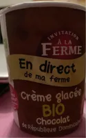 Creme glacee bio chocolat