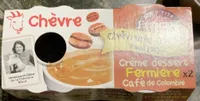 Creme dessert fermiere cafe de colombie