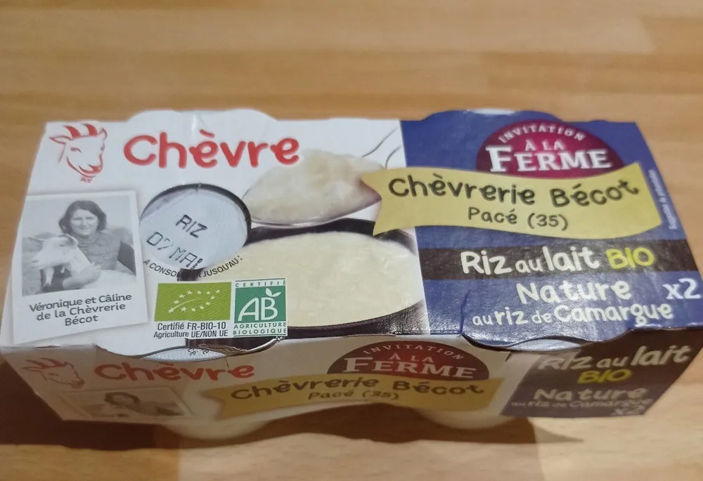 Riz au lait de chèvre
