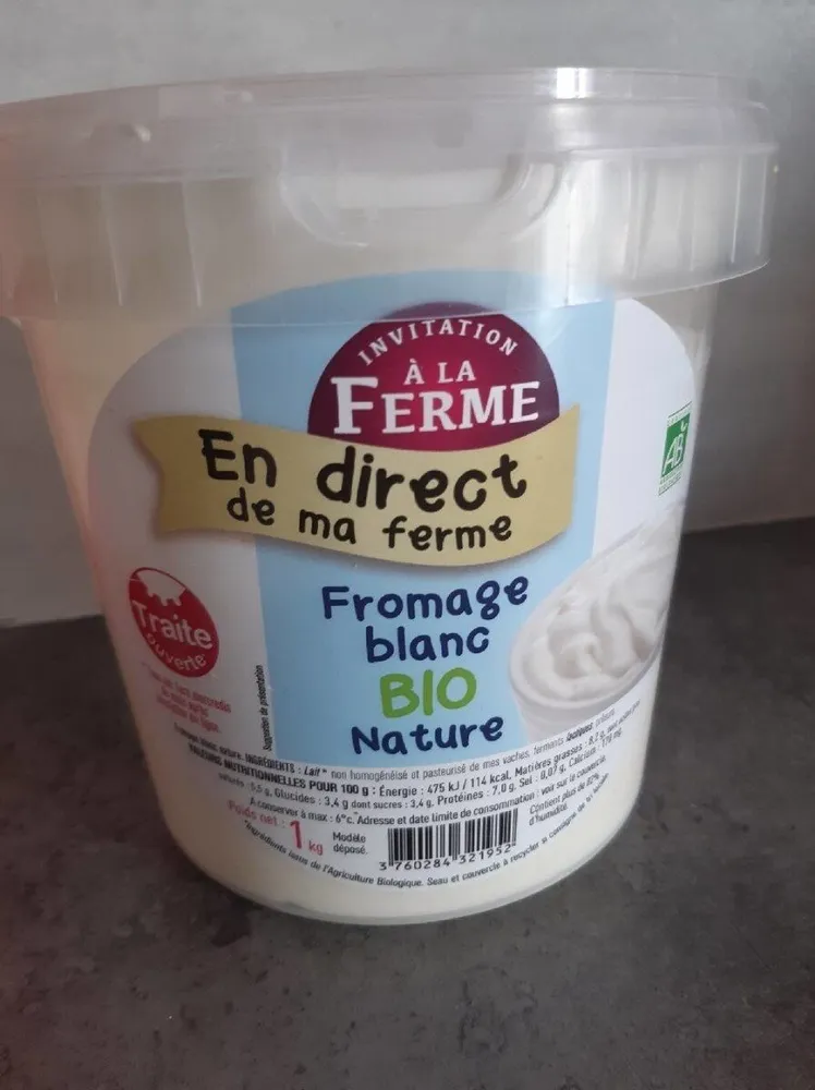 Fromage blanc BIO Nature