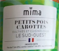 Petit pois carotte