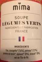 SOUPE LEGUMES VERTS