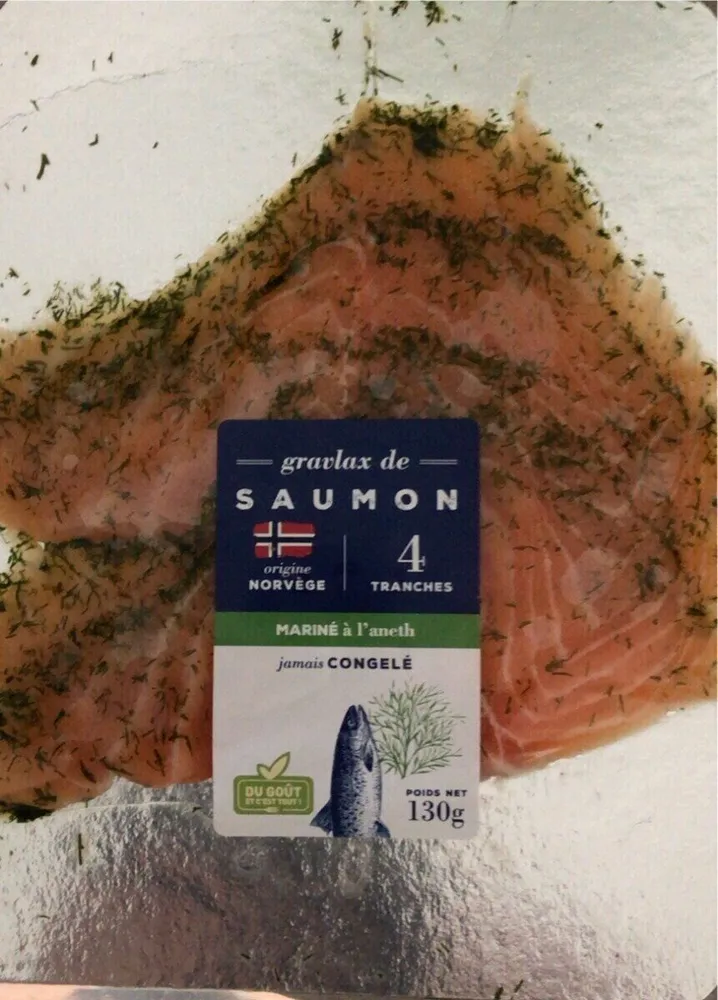 Filés de saumon marinés à l’aneth (gravlax)