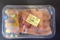 Carpaccio de saumon frais