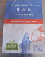 Gravelax  de bar mariné aux agrumes