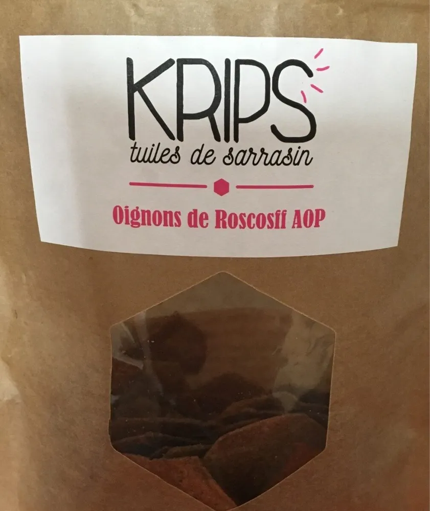 Krips tuiles de sarrasin oignon de Roscoff