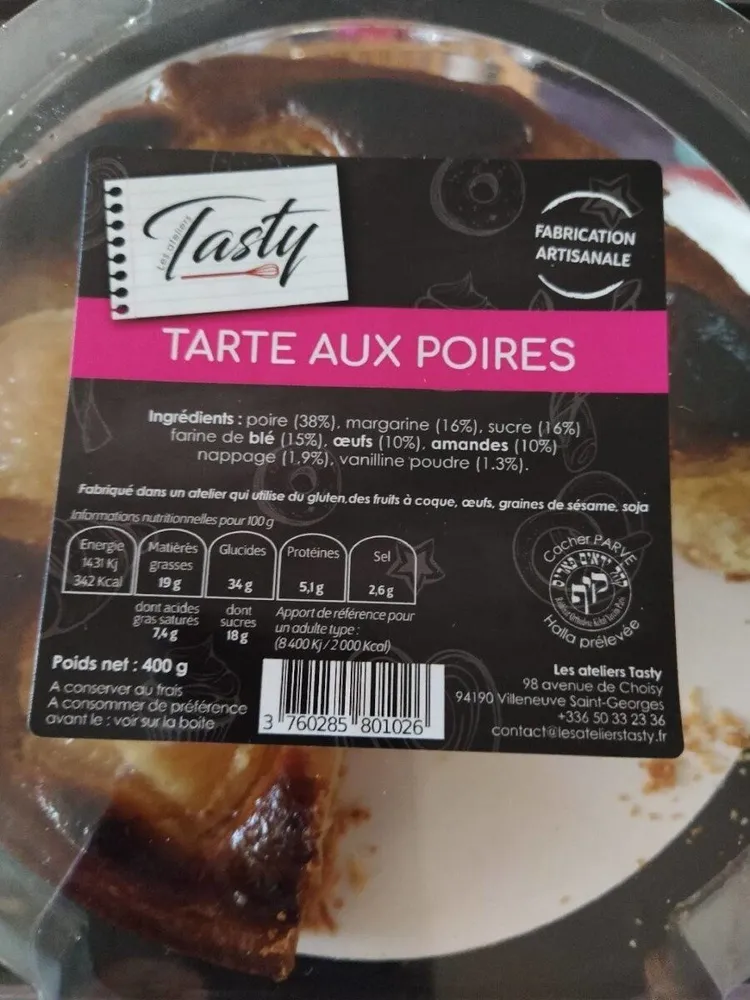 Tarte aux poires