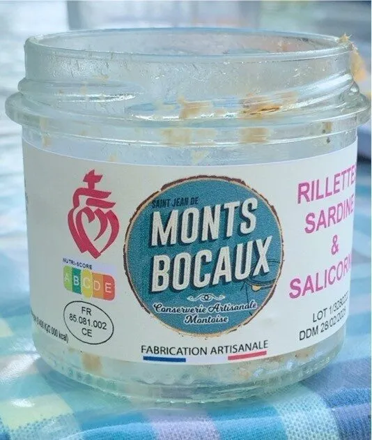 Rillettes sardine & salicorne