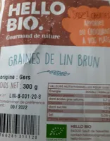 Graines de lin brun