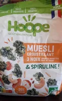 Muesli croustillant 3 noix et spiruline
