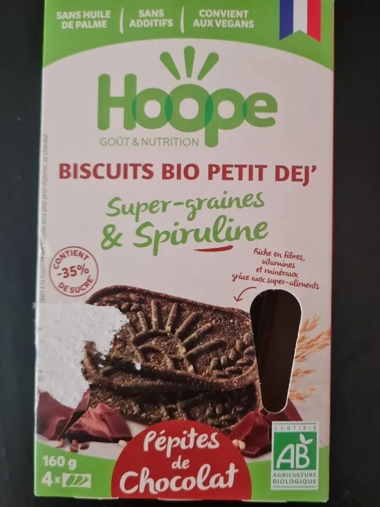 Biscuits bio petit dej'