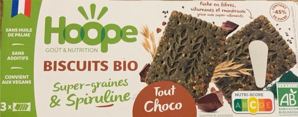 Biscuits Bio tout choco