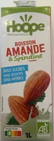 Boisson amande spiruline