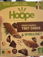 Crousti'barres bio tout choco & spiruline