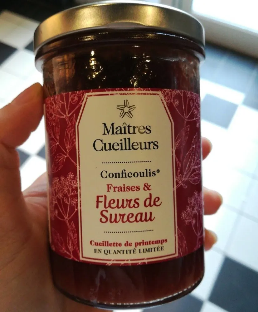 Conficoulis fraises et fleurs de sureau