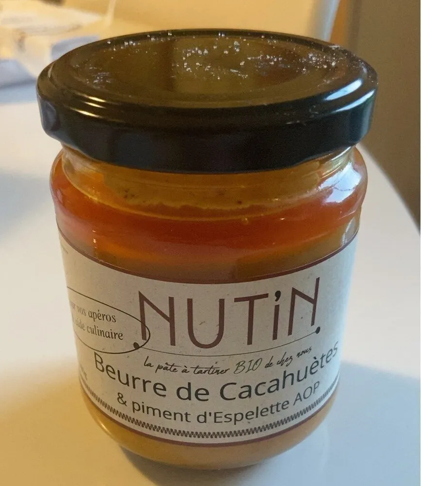 Beurre de cacahuete et piment d’espelette