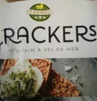 Crackers au levain et sel de mer