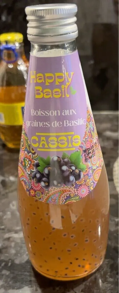Boisson aux graines de bassilic