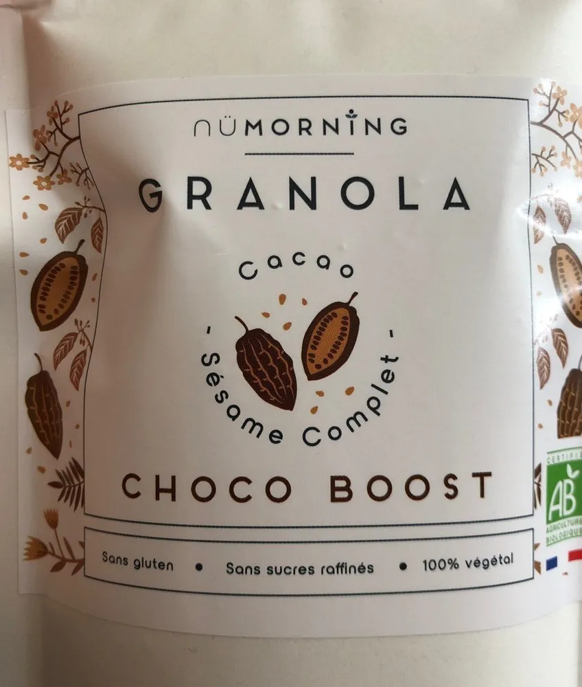 Granola choco boost bio