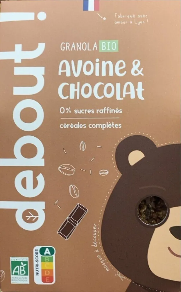 Granola bio avoine & chocolat