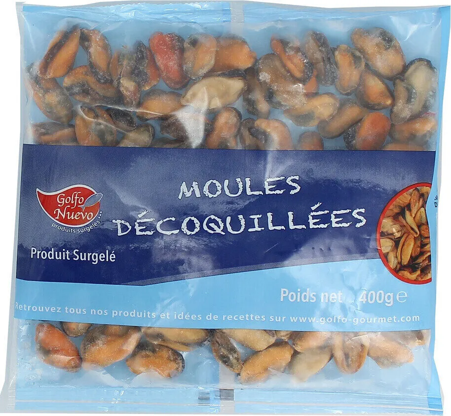 Moules décoquillées