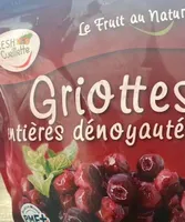 Griottes entières dénoyautées