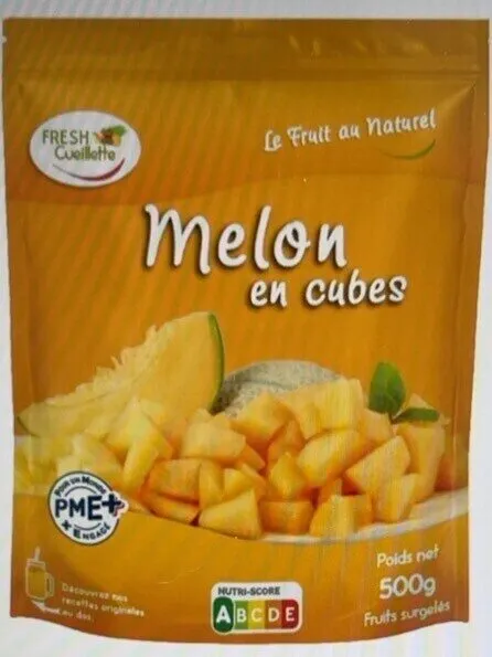 Melon en cubes
