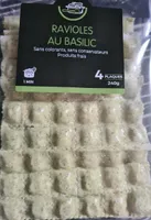Raviolis au basilic