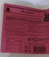 Ravioles provençales à l'olive de Nyons artisanales