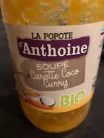 Soupe carotte coco curry