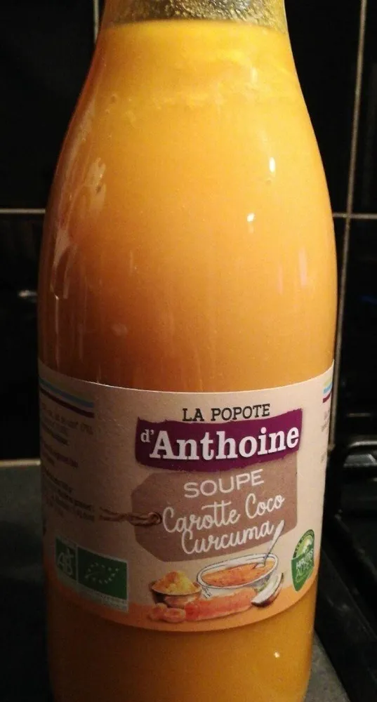 Soupe carotte coco curcuma