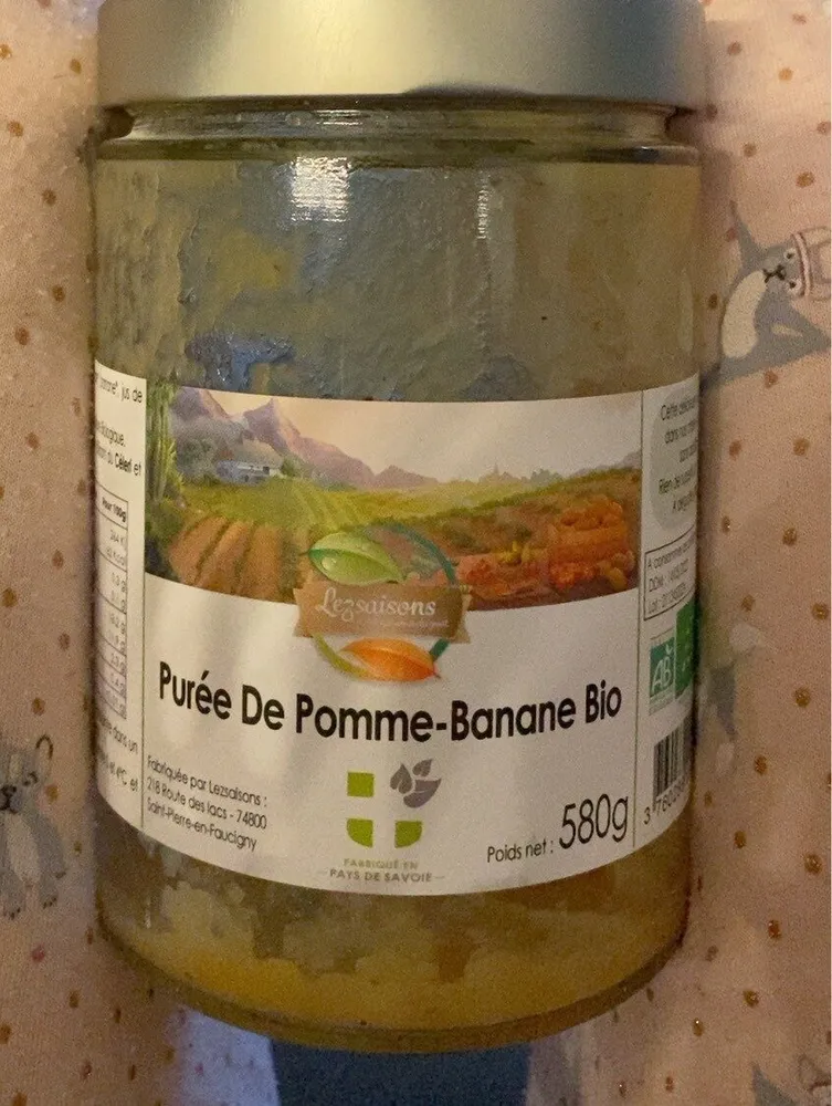 Purée de Pomme-Banane Bio