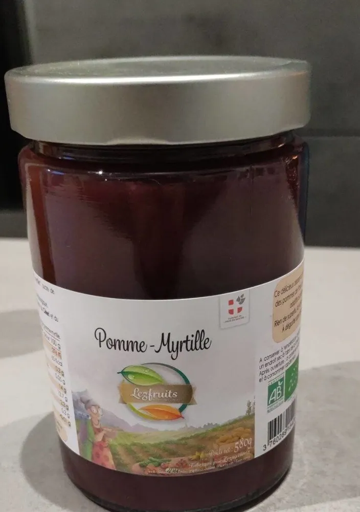 Dessert Pomme-Myrtille