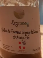 Délice de pomme de pays de Savoie et orange bio