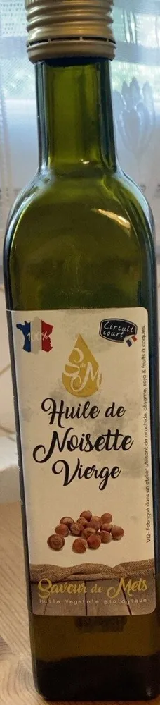 Huile de noisette vierge